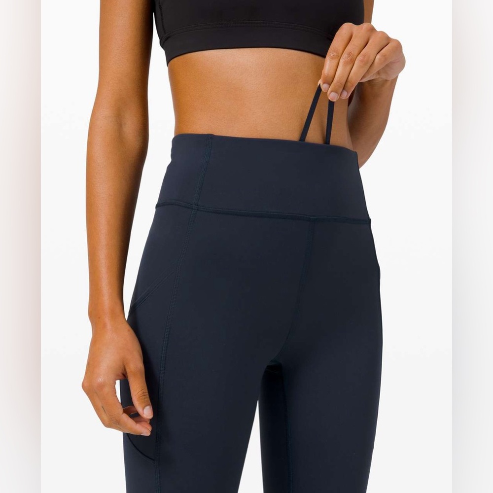 Lululemon Invigorate High-Rise Tight 25" - True Navy